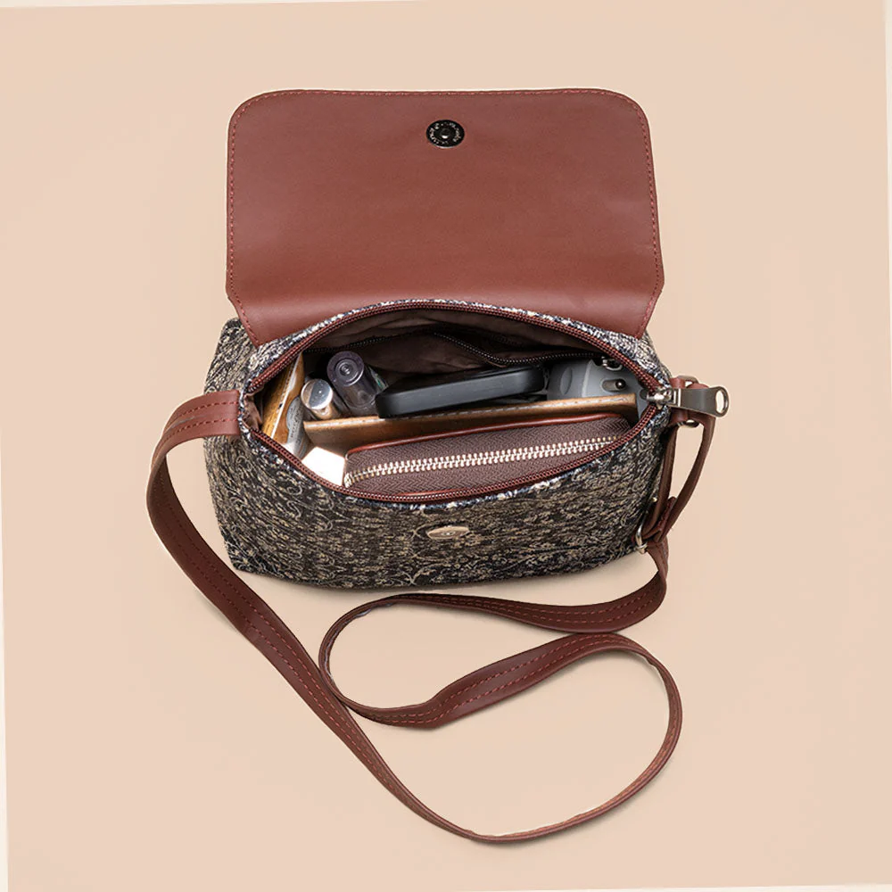 Abstract Amaze Flap Sling Bag - Image 6