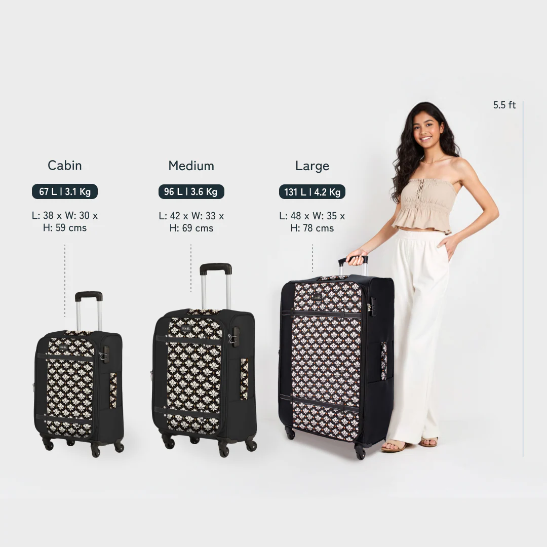 Banaras Elegance Saira Trolley Bag (Cabin) - Image 5
