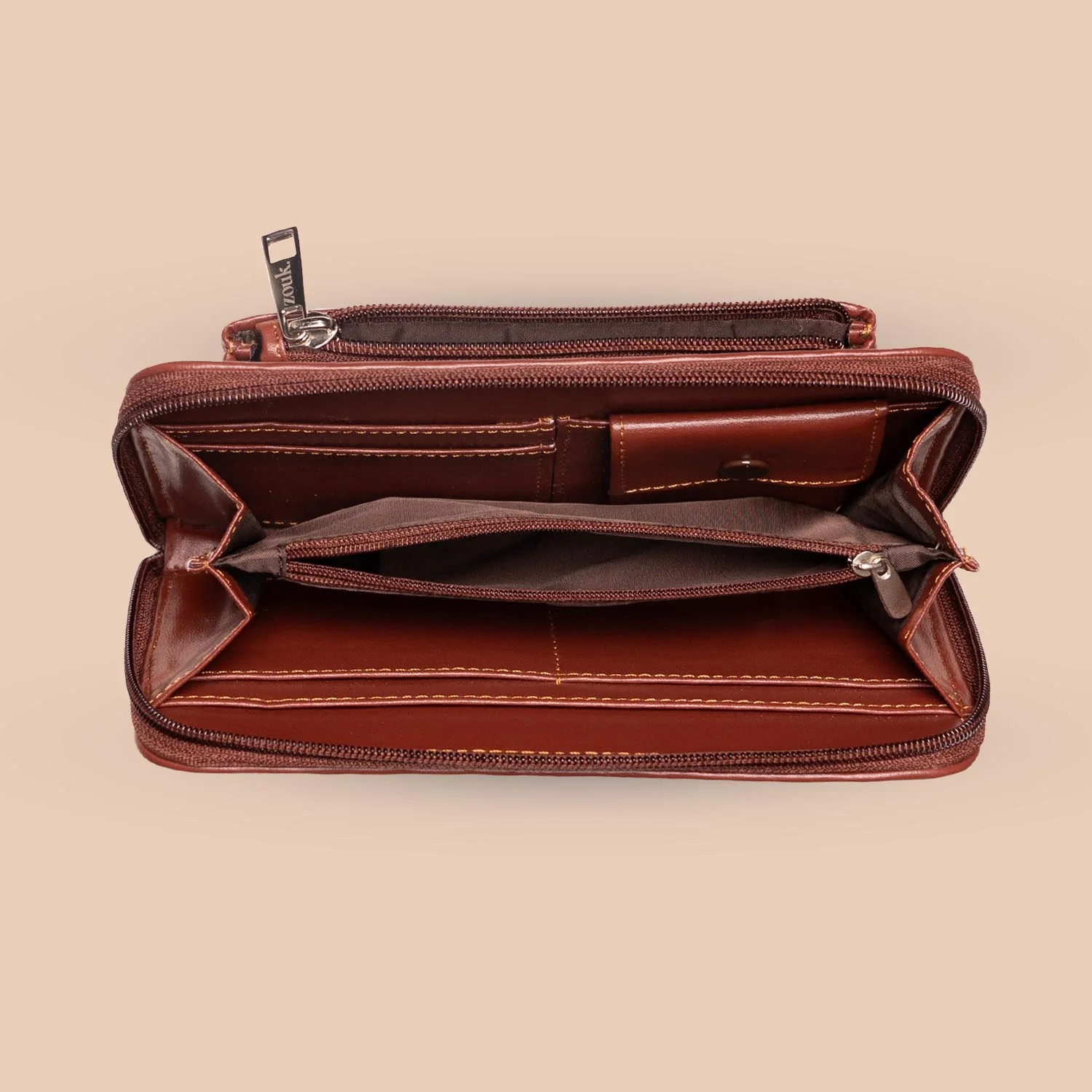 Lattice Lace Classic Zipper Wallet - Image 5