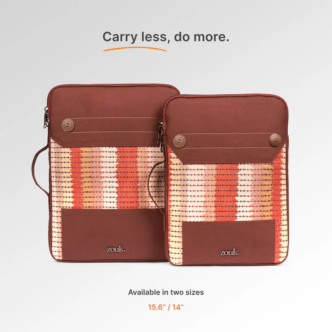 Cochin Cortado Urban Laptop Sleeve - 15.6inch (Brown) - Image 8