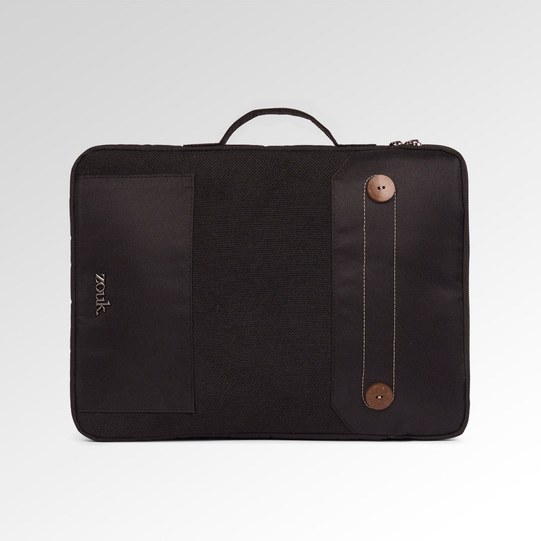 Jet Black Urban Laptop Sleeve - 15.6inch (Black) - Image 3