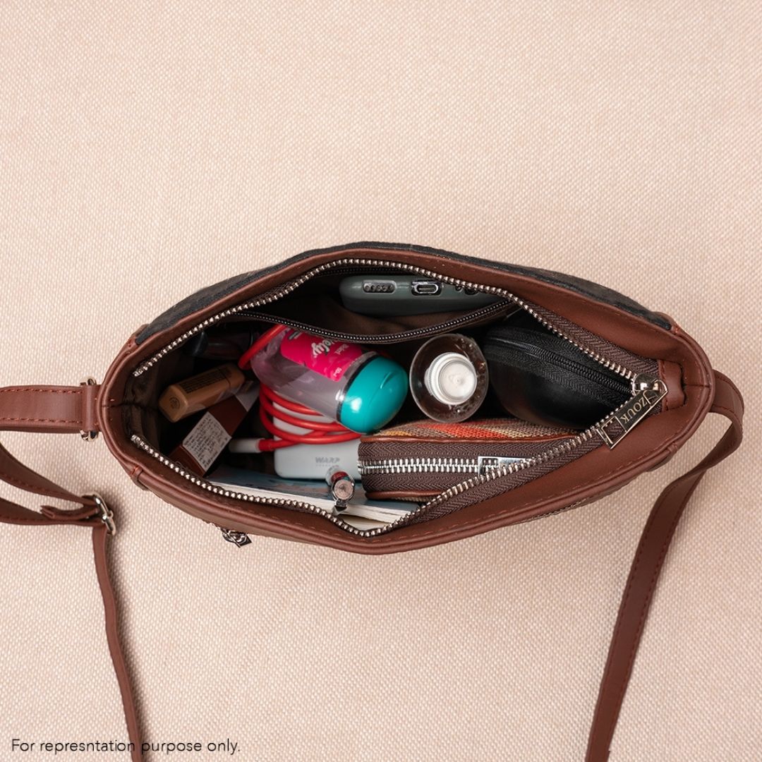 Kolkata Nouveau U-Shaped Sling Bag - Image 9