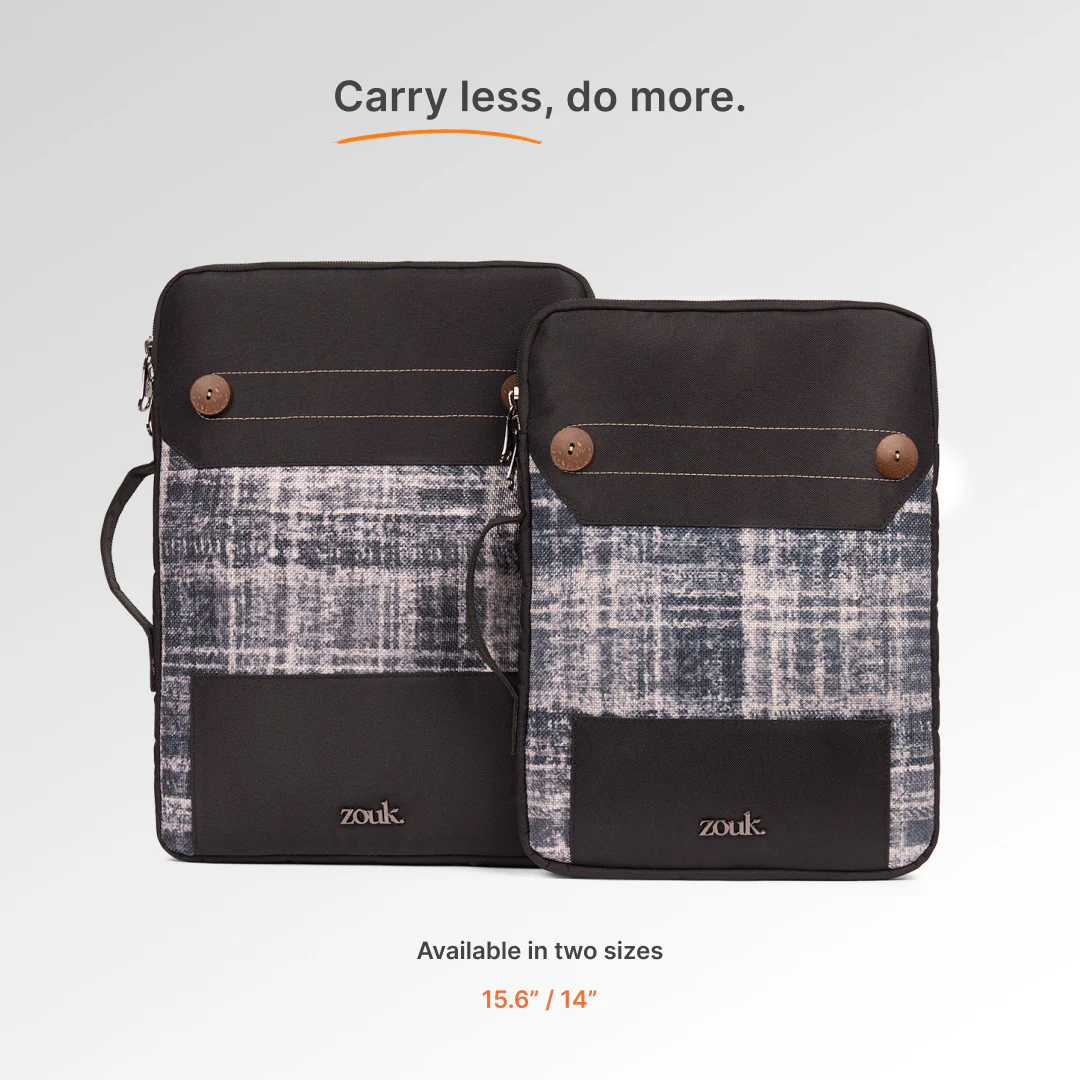 Leh Grit Urban Laptop Sleeve - 15.6inch (Black) - Image 8