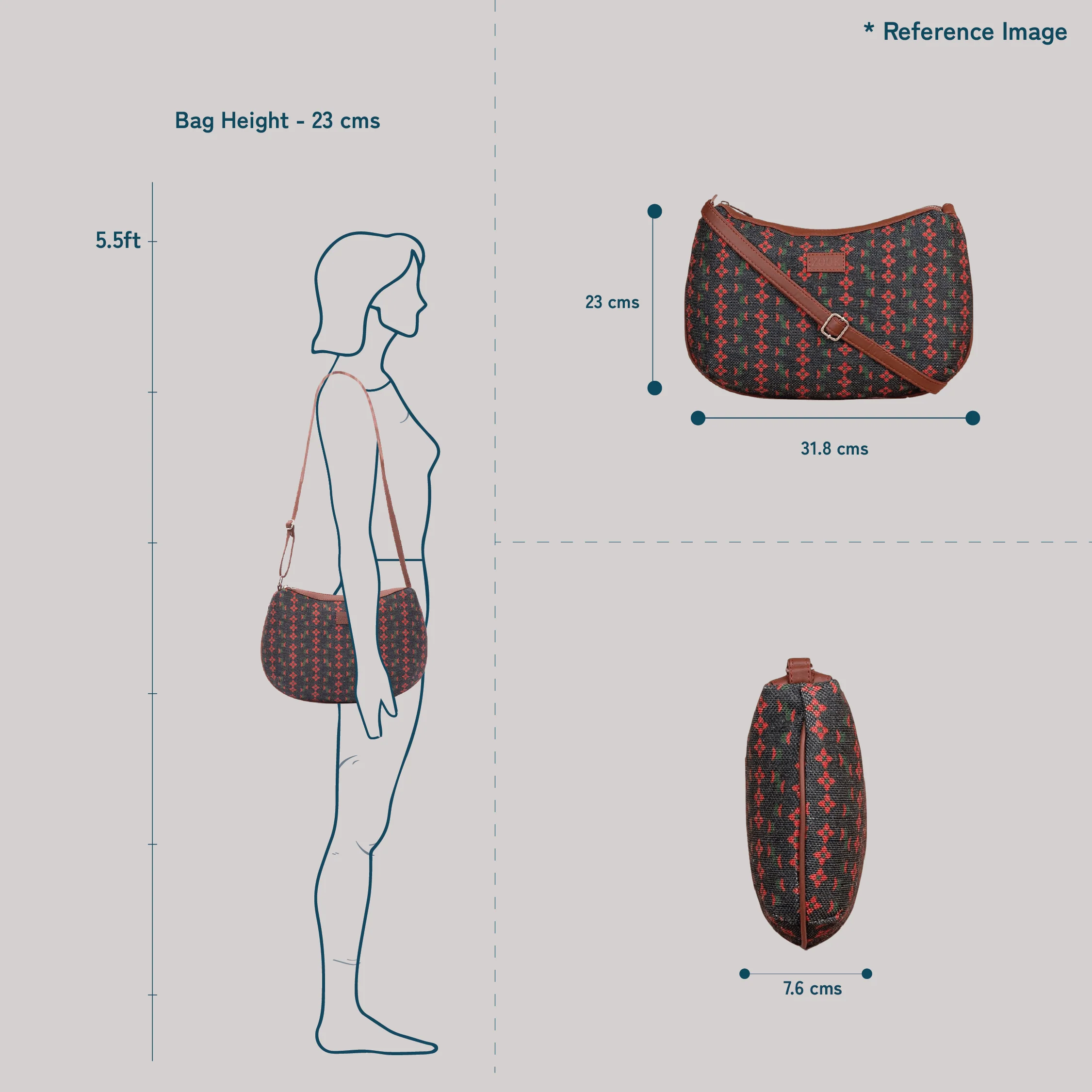 Tidal Wave Structured Shoulder Bag - Image 10