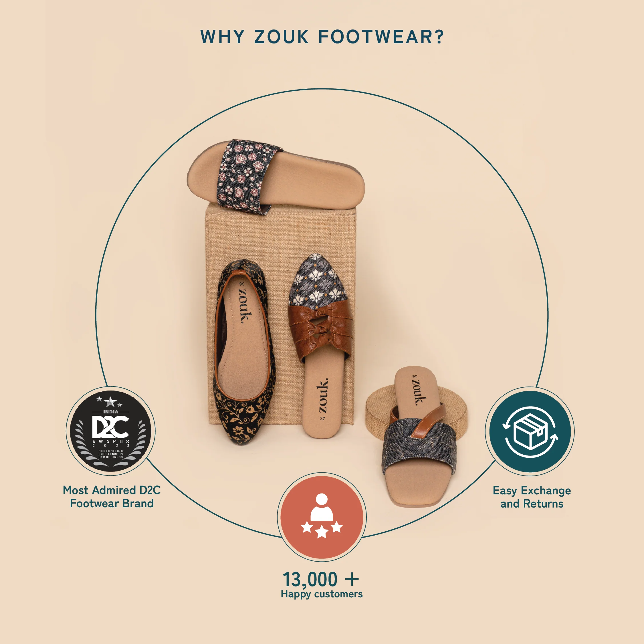Wadiyar Diamond Women's Sliders - Image 5